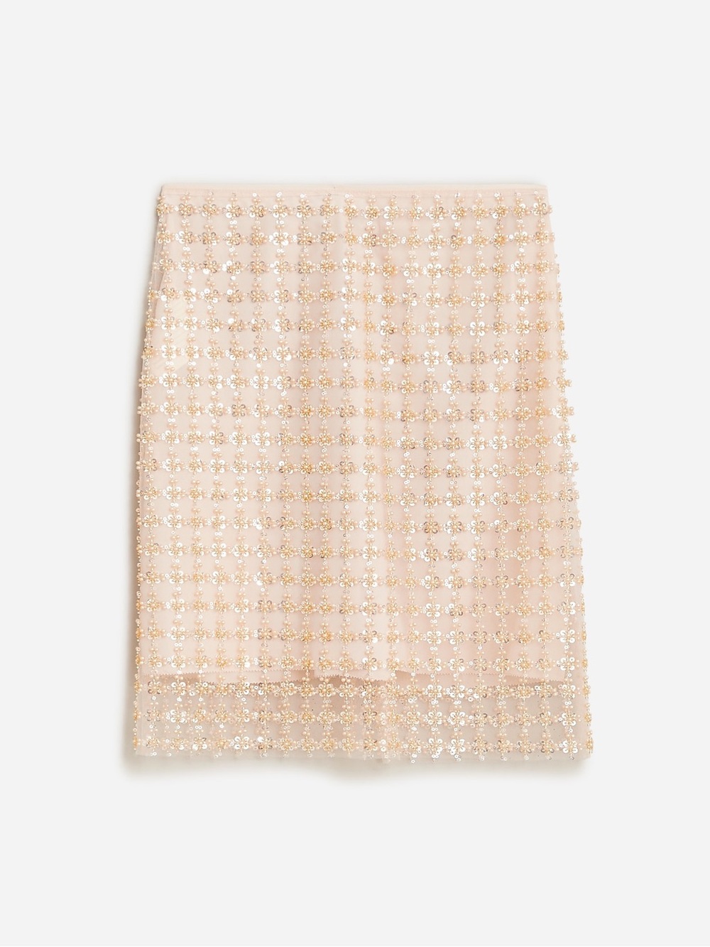 NWT J. Crew Collection layered sequin skirt